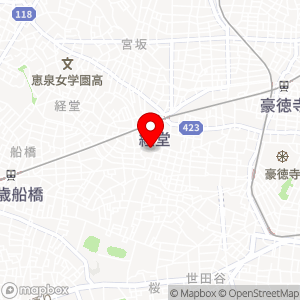 NBパーキング 経堂第3の地図