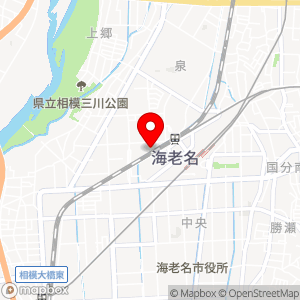 海老名駅前第５駐車場の地図