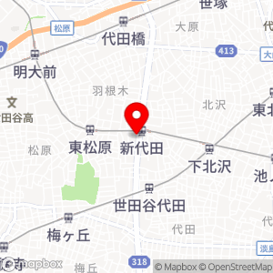 ファミリーマート 新代田駅前店の地図