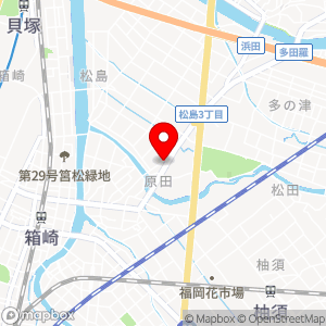 WASHハウス 福岡原田店の地図