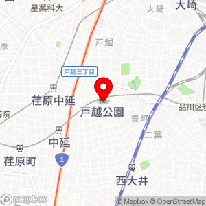 三井のリパーク 戸越公園駅前の地図