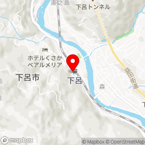 名鉄協商パーキング 下呂駅前の地図