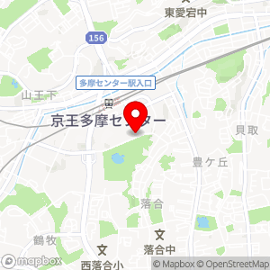 タイムズ 多摩センター丘の上パティオの地図