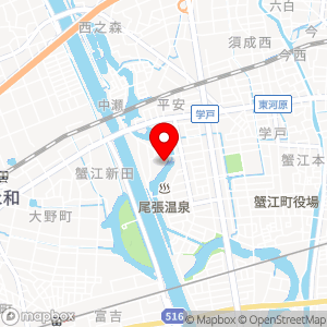 尾張温泉東海センターの地図
