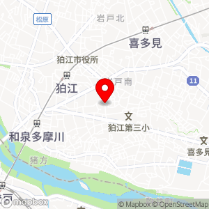東都パーク 猪方1丁目の地図