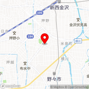 セブン-イレブン 野々市押野1丁目店の地図