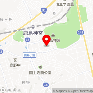 三井のリパーク 鹿島神宮前の地図