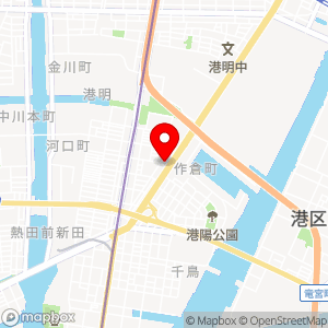 名城パーキング港楽の地図
