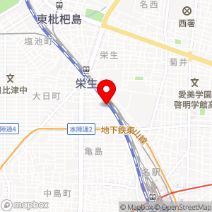 名鉄協商パーキング 千原町の地図