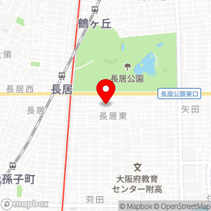 東長居団地駐車場の地図