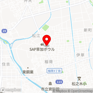 ローソン 草加松江六丁目店の地図