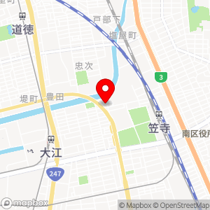 ファミリーマート 豊生橋南店の地図