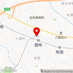 こだわりや 調布店の地図