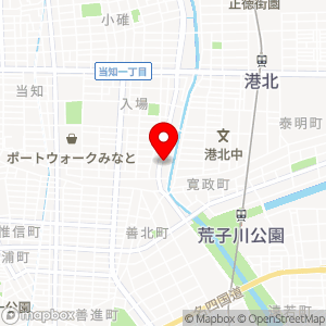 ローソンストア100 港区入場店の地図