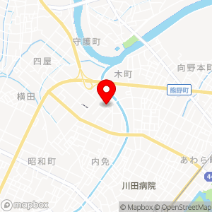 高岡市　内免駐車場の地図