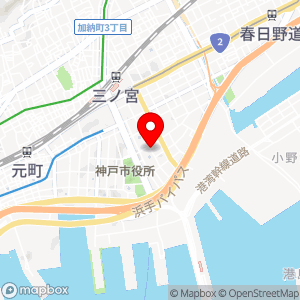 タイムズ 神戸市役所東の地図