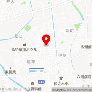 ファミリーマート 草加稲荷店の地図