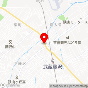 ローソンストア100 入間下藤沢店の地図