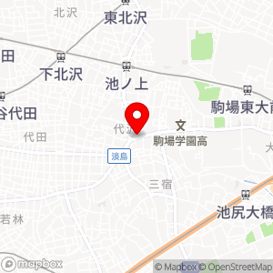 PEN 世田谷区代沢3丁目の地図