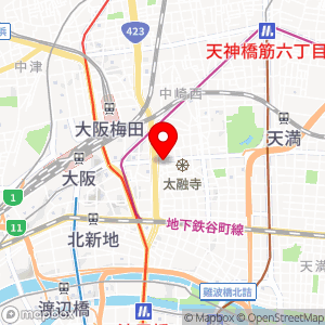デイリーヤマザキ 梅田太融寺店の地図