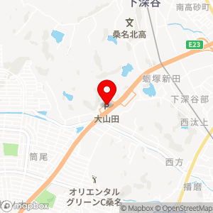 大山田PA（上り）の地図