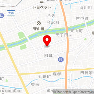 ファミリーマート 守山向台二丁目店の地図