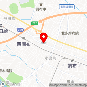 ナビパーク 調布下石原第1の地図