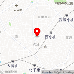 ナビパーク 洗足第3の地図