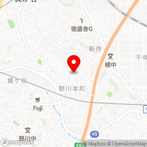 新作2丁目駐車場の地図