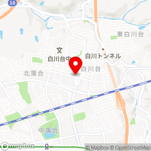 公社白川台住宅駐車場の地図