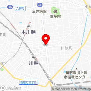 三井のリパーク 川越南通町第3の地図
