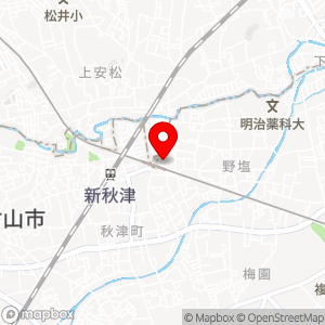 西武スマイルパーク 秋津駅北口第1の地図