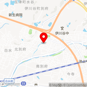 ハイツ秋定2駐車場の地図