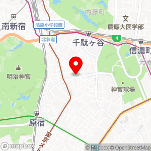 ファミリーマート 千駄ヶ谷二丁目店の地図