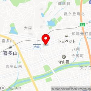 名鉄協商パーキング 大森4丁目の地図