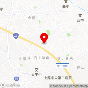 ファミリーマート 上尾壱丁目店の地図