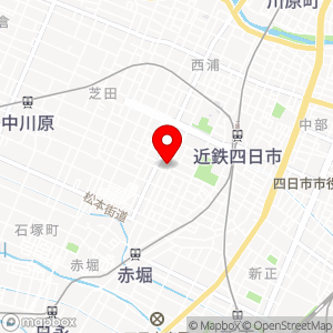 名鉄協商パーキング 四日市九の城町の地図