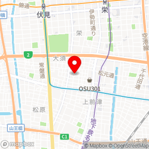 名鉄協商パーキング 大須第19の地図