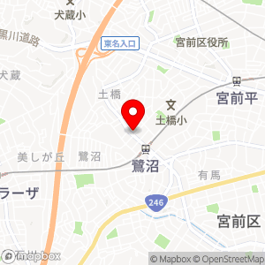 ファミリーマート 田園都市鷺沼店の地図
