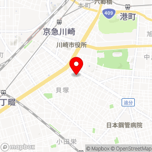 コインパーク 川崎貝塚1丁目の地図