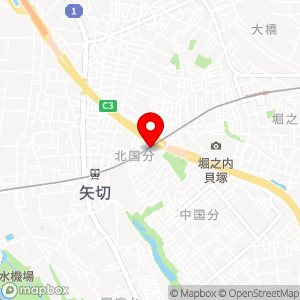 ソレアード駐車場の地図
