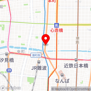 タイムズ 大阪市立西横堀駐車場 第13号ブロックの地図