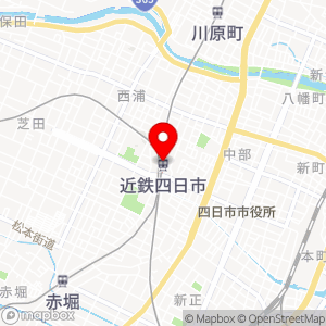 ファミリーマート 近鉄四日市駅1番ホーム店の地図