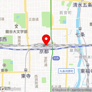 セブンイレブン キヨスクJR京都駅西口改札内の地図