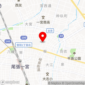 名鉄協商パーキング 一宮松降1丁目第2の地図
