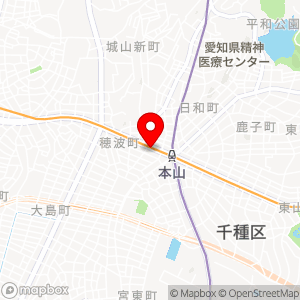 名鉄協商パーキング 本山第12の地図