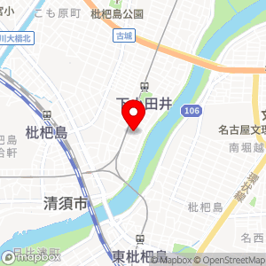 【B】タイムズマンスリー西枇杷島駐車場の地図