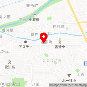 スーパーサント 名東店の地図