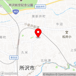 ファミリーマート 北秋津店の地図