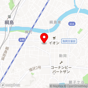 綱島源泉 湯けむりの庄の地図